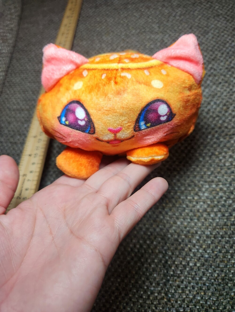 Cookeez Makery Baked Treatz Plush Animal Stuffed Orange Cat Meows & Purrs  Works